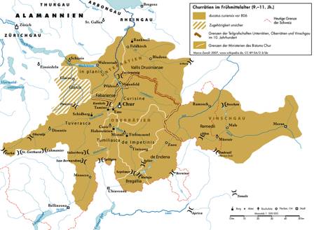 Das Bistum Chur im Mittelalter