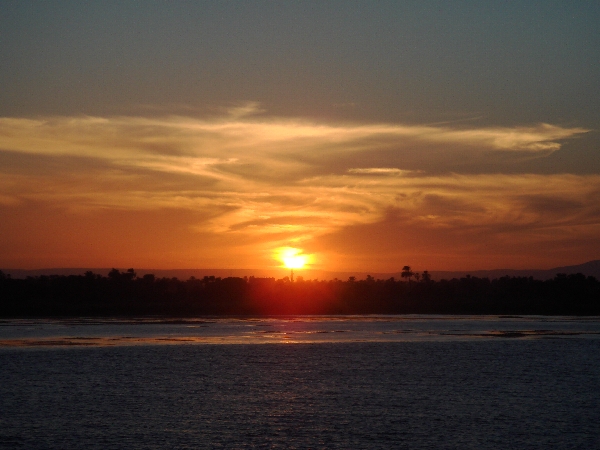 Sonnenuntergang am Nil